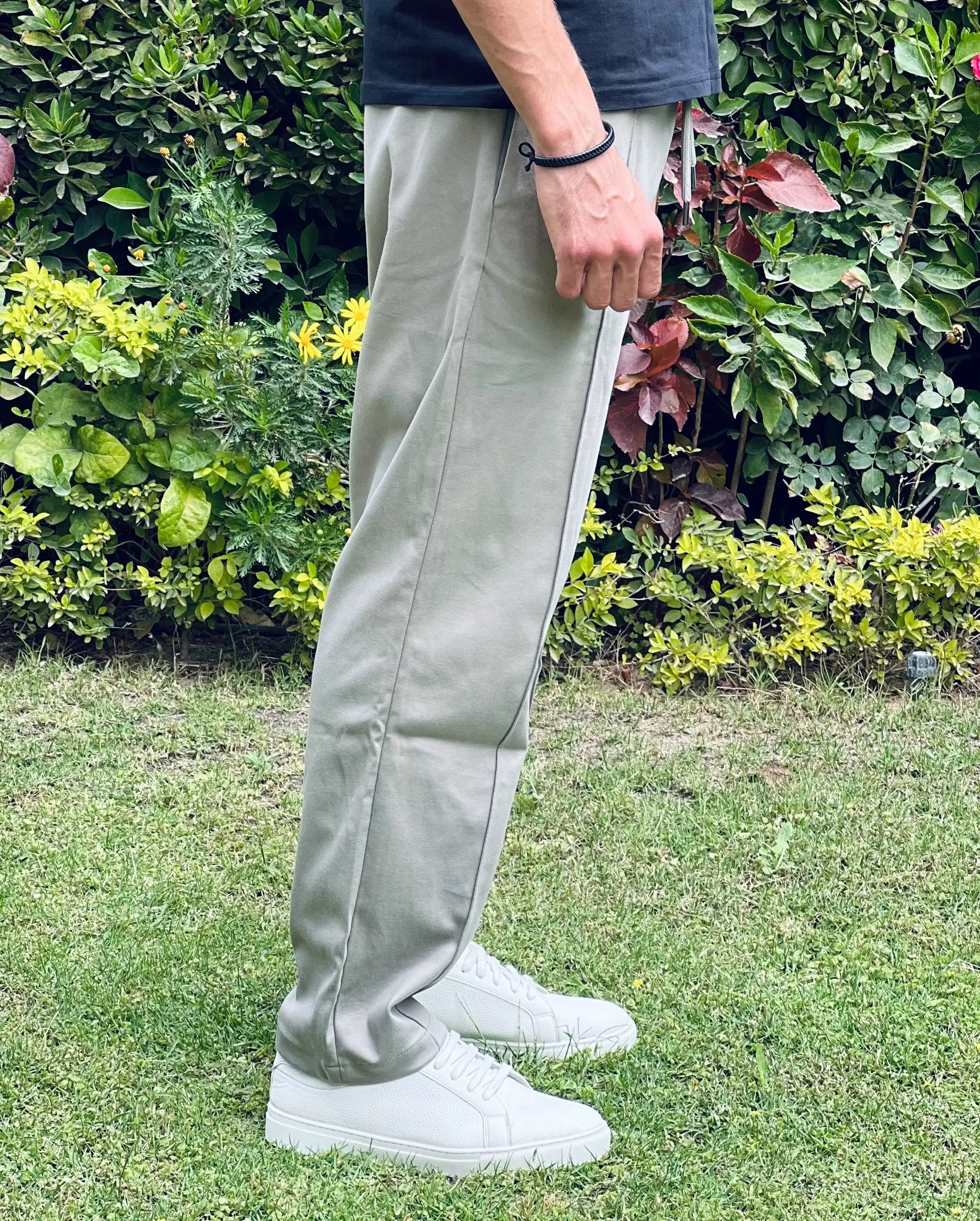 ZARA RELAXED INTERLOCK JOGGING PANTS