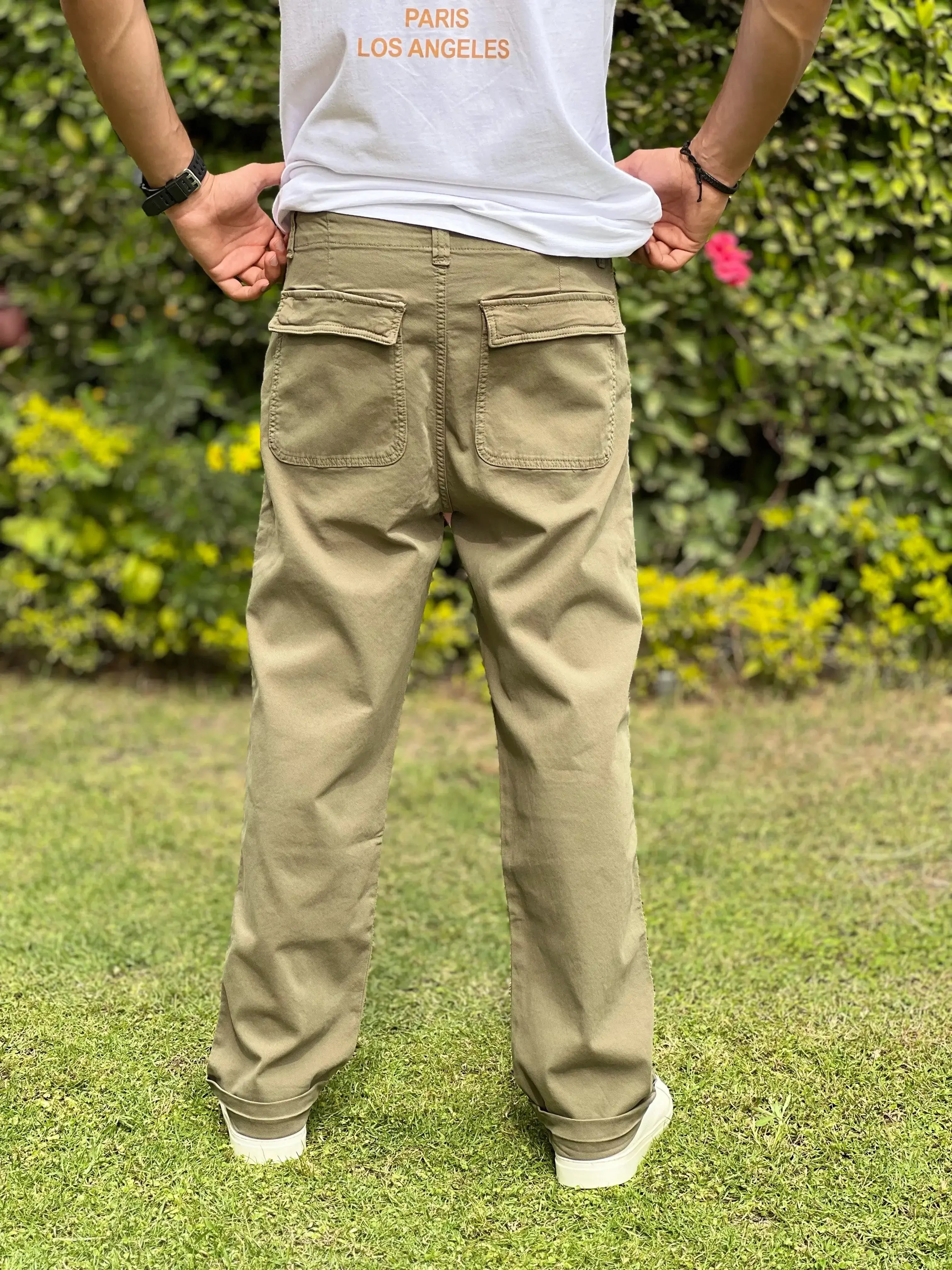 ZARA FADED STRAIGHT LEG TROUSER