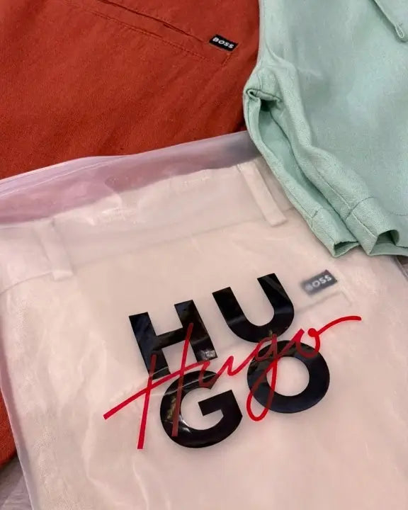 HUGO Men's Premium Cotton Shorts – Casual Summer Fit