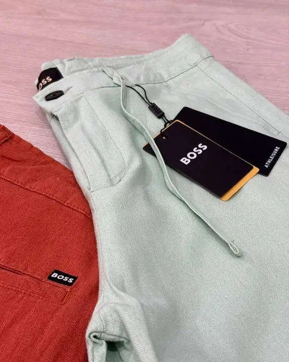 HUGO Men's Premium Cotton Shorts – Casual Summer Fit