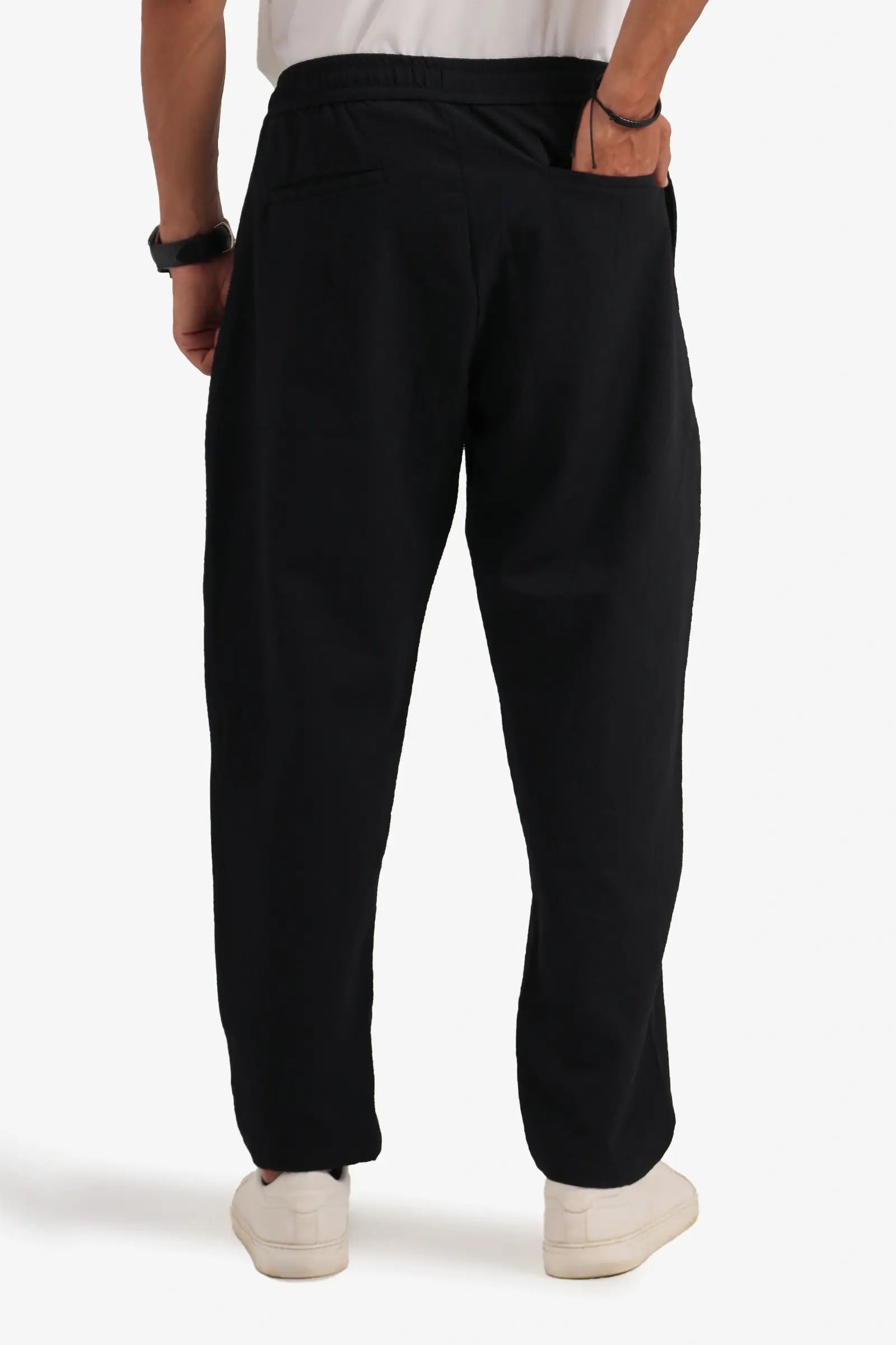ZARA TEXTURED SUMMER TROUSERS