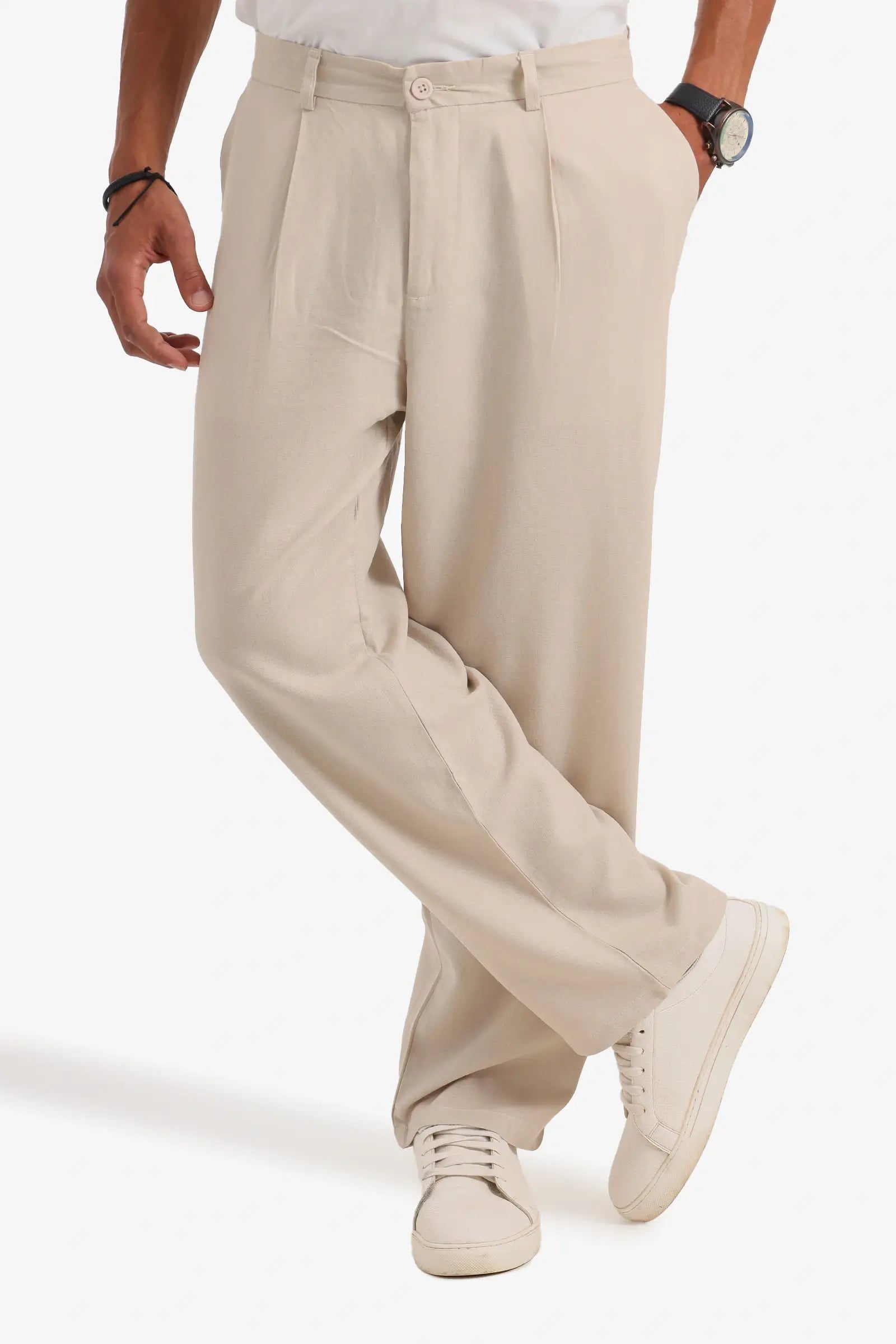 ZARA REGULAR LINEN PANT