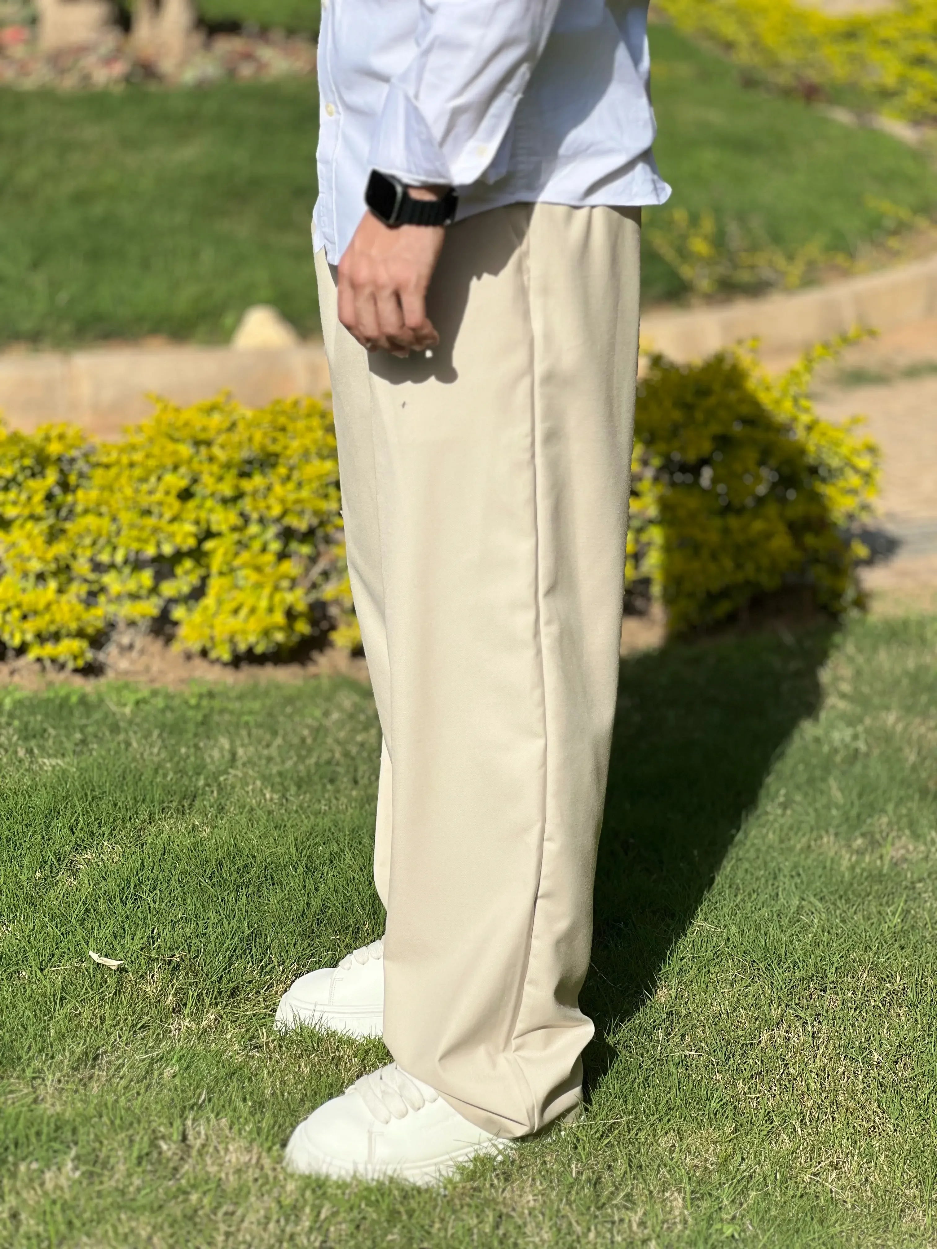 ZARA CLASSIC WIDE LEG TROUSERS