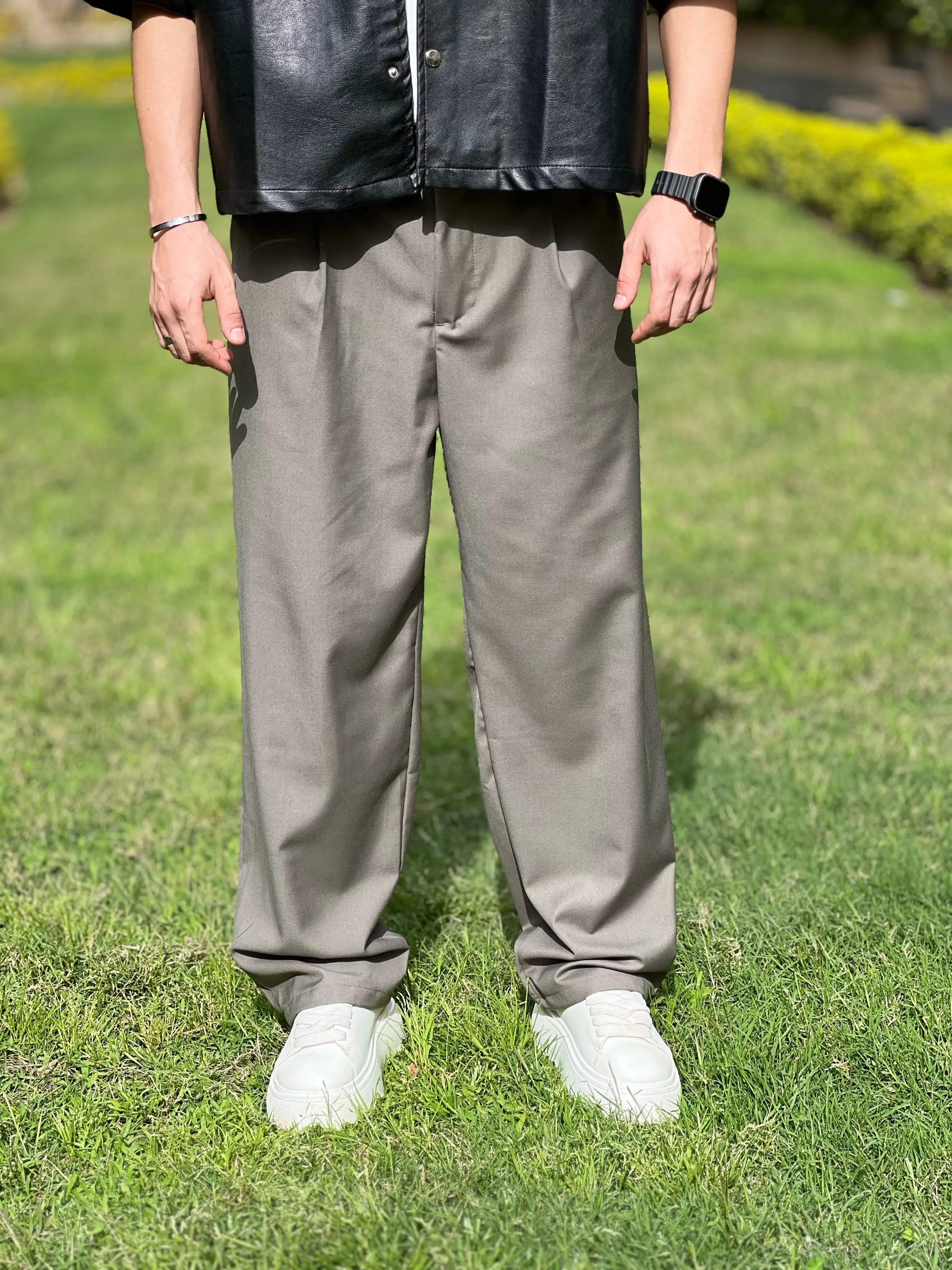 ZARA CLASSIC WIDE LEG TROUSERS