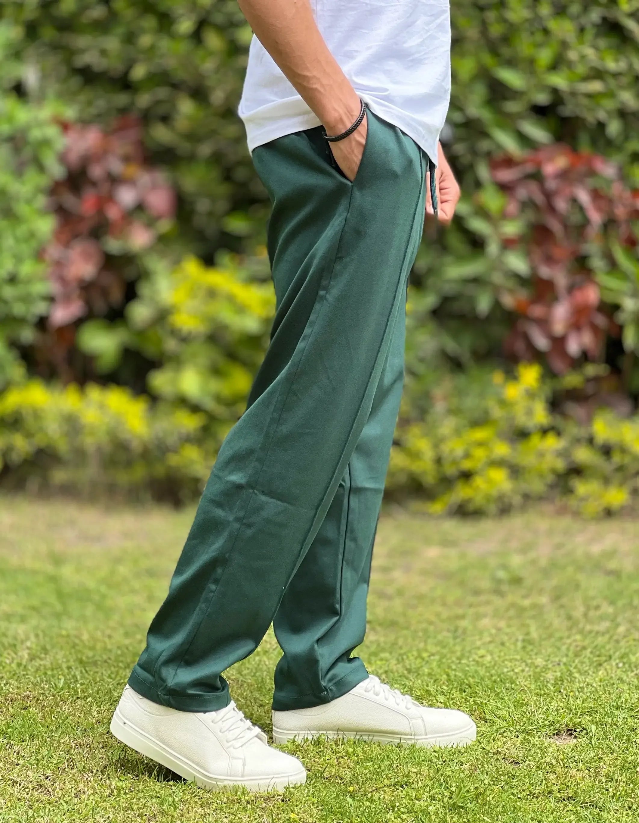 ZARA RELAXED INTERLOCK JOGGING PANTS