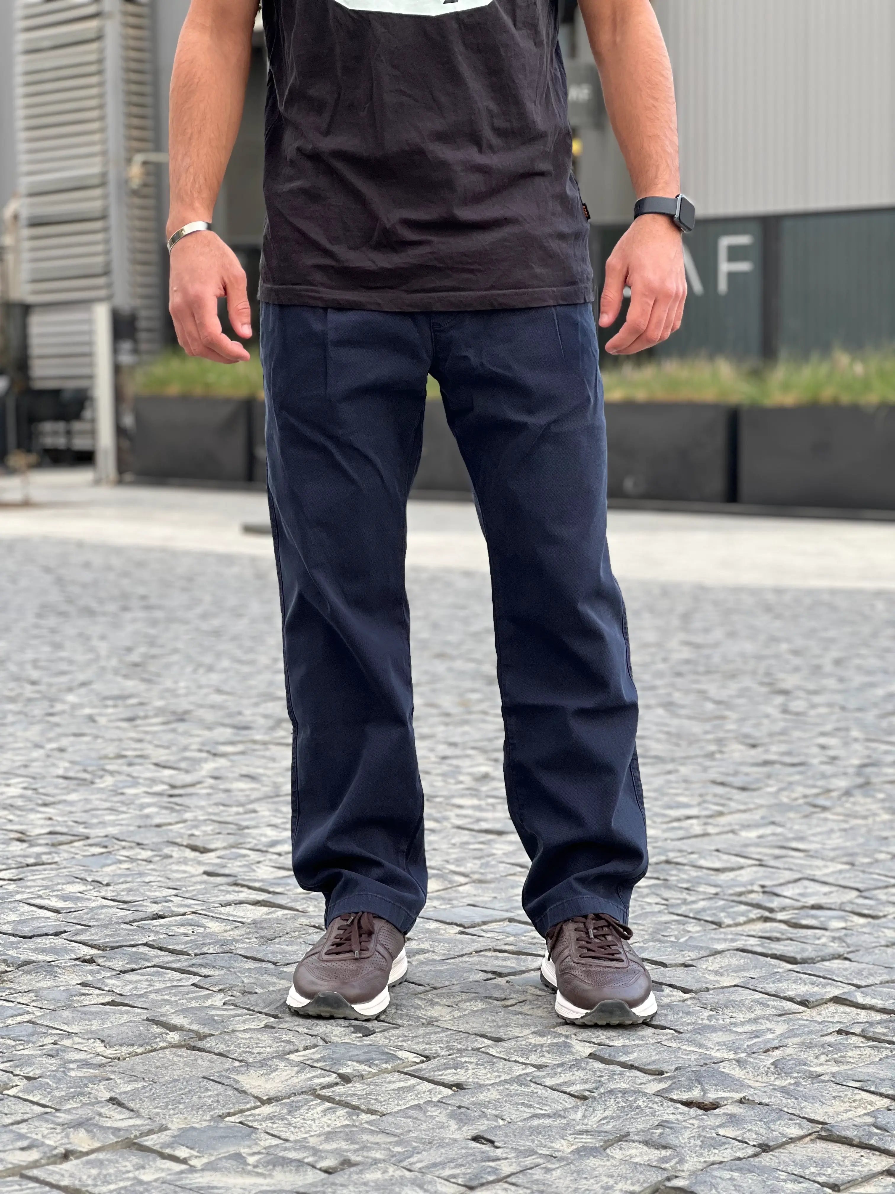 ZARA CANVAS STRAIGHT TROUSER