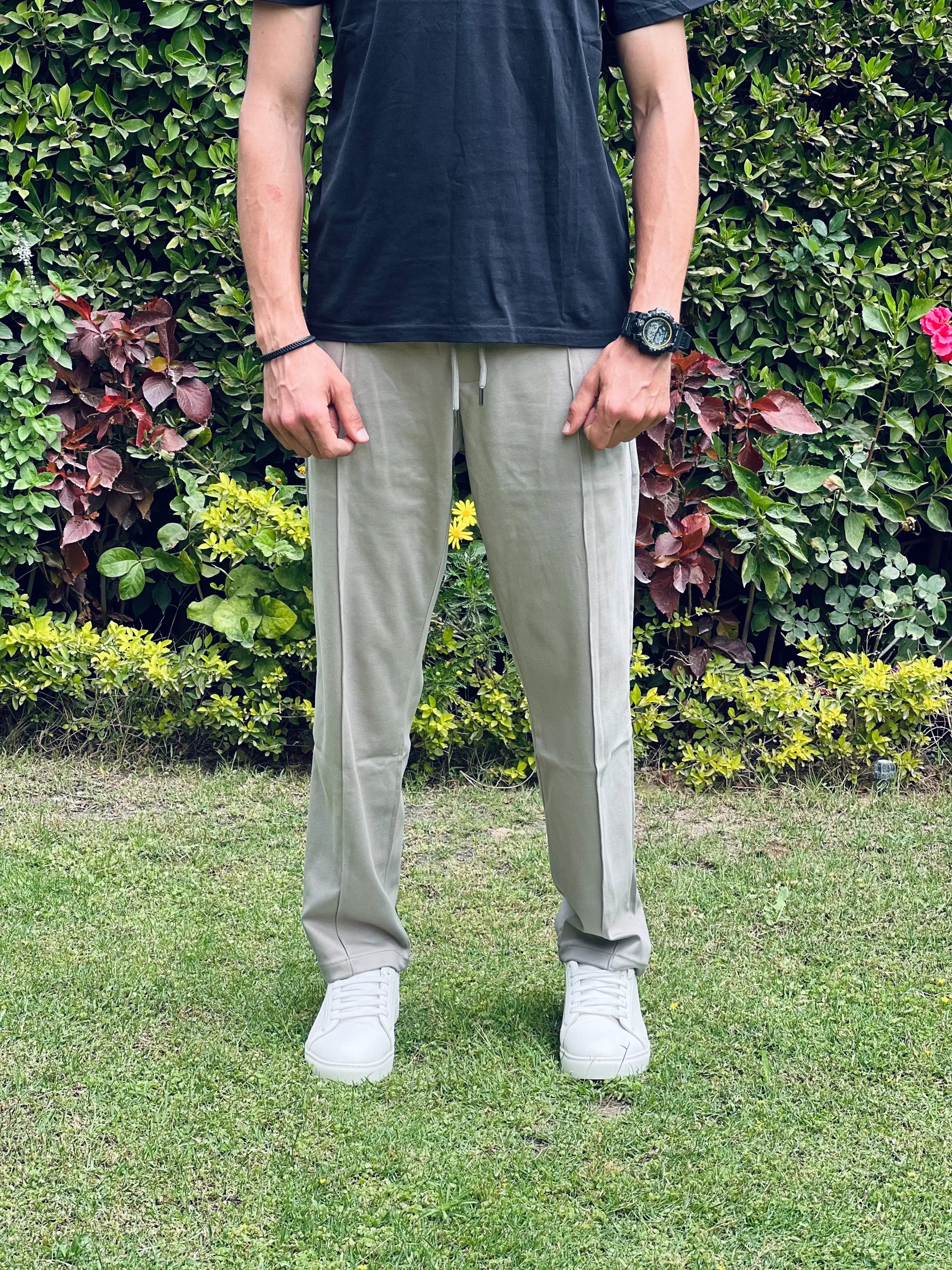 ZARA RELAXED INTERLOCK JOGGING PANTS
