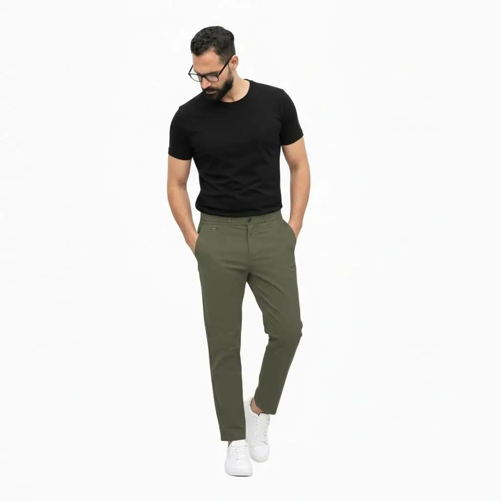TOMMY HALFIGER CANVAS TROUSER