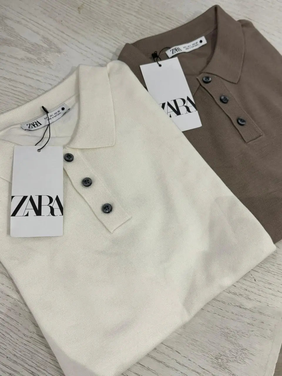 Zara knitted Polo Tshirt 