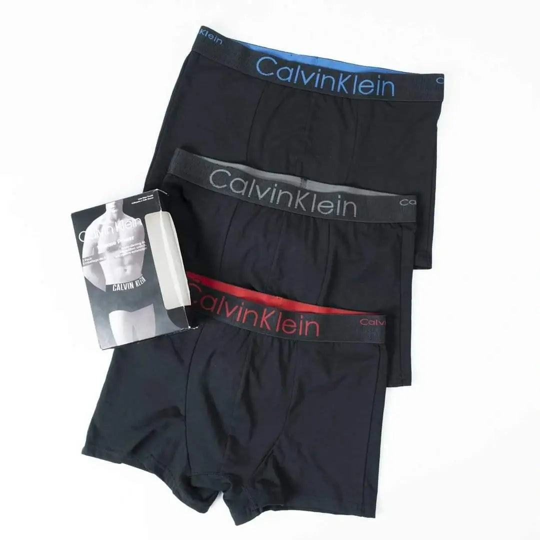 CK BLACK NEW 3-PACK BOXERS